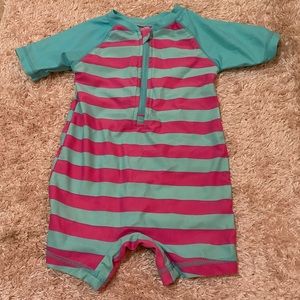 Girls swimsuit size 18-24 month zip up